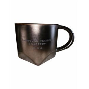 Starbucks Reserve Roastery Chicago Metallic Beveled Coffee Mug/Cup Limited 2019